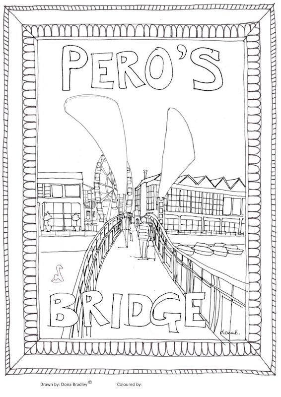 Pero's Bridge colouring sheet by donaB