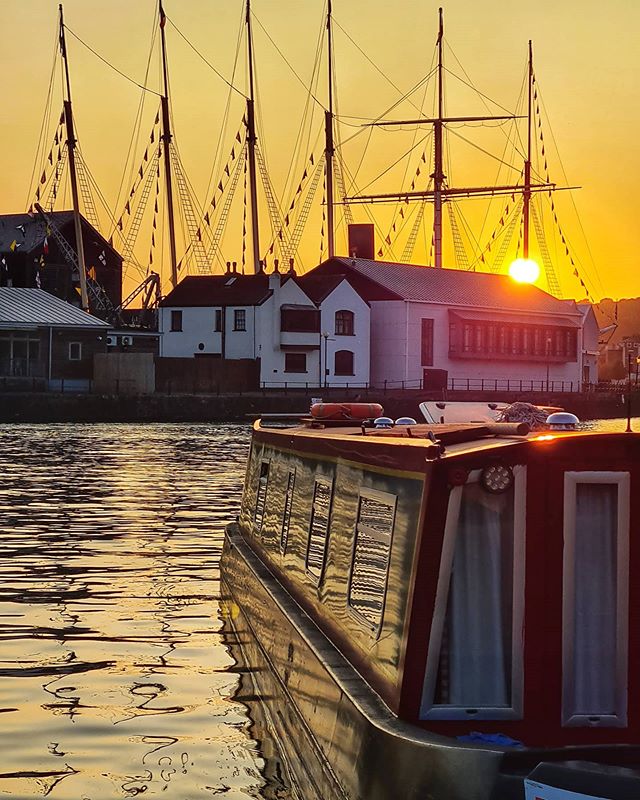 Bristol harbour sunset by thiscitymum